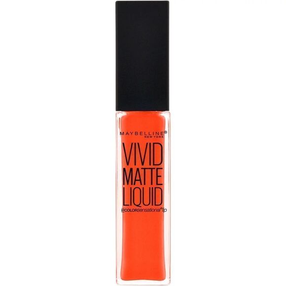 3/$10 Sale Item! Maybelline Vivid Matte Liquid - Orange Shot - Picture 2 of 8